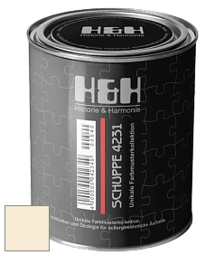 Глубокоматовая краска H&H SCHUPPE цвет NCS S 0505-Y20R 
