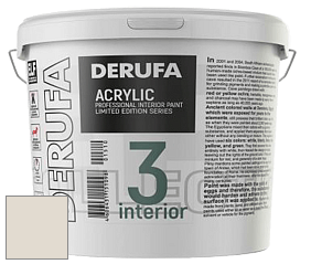 Матовая краска Derufa Интерьер-3 (ТМ) цвет DRF 7017 