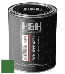 Глубокоматовая краска H&H SCHUPPE цвет RAL 6010 