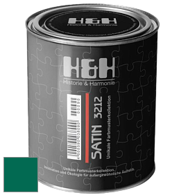 Шелковисто-матовая H&H Satin SM цвет RAL 6016 