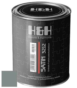 Шелковисто-глянцевая H&H Satin SG цвет NCS S 5005-B80G 