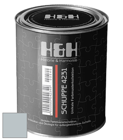 Глубокоматовая краска H&H SCHUPPE цвет NCS S 2005-B 
