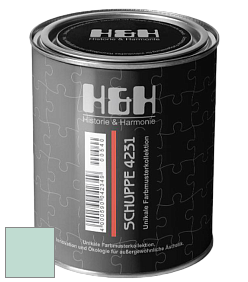 Глубокоматовая краска H&H SCHUPPE цвет NCS S 1015-B80G 