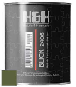 Глубокоматовая краска H&H Blick цвет NCS S 5540-G40Y 