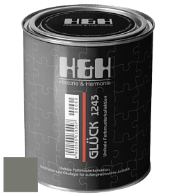 Матовая краска H&H Gluck цвет NCS S 6005-G50Y 