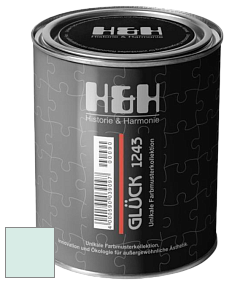 Матовая краска H&H Gluck цвет NCS S 0510-B70G 