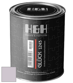 Матовая краска H&H Gluck цвет NCS S 1510-R40B 