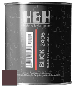 Глубокоматовая краска H&H Blick цвет NCS S 7020-R10B 