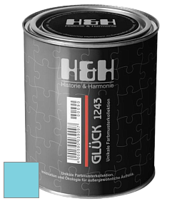 Матовая краска H&H Gluck цвет NCS S 0540-B10G 