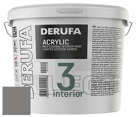 Матовая краска Derufa Интерьер-3 (ТМ) цвет DRF 8017 