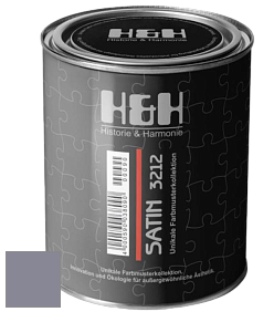Шелковисто-глянцевая H&H Satin SG цвет DRF 1250 