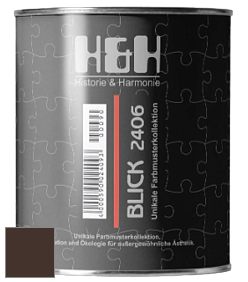 Глубокоматовая краска H&H Blick цвет RAL 8017 
