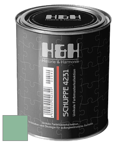 Глубокоматовая краска H&H SCHUPPE цвет NCS S 2030-G 