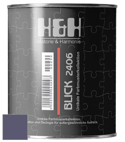 Глубокоматовая краска H&H Blick цвет NCS S 6020-R60B 
