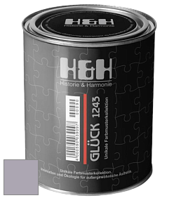 Матовая краска H&H Gluck цвет NCS S 3010-R50B 