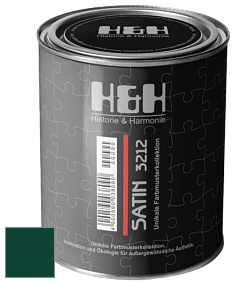 Шелковисто-матовая H&H Satin SM цвет RAL 6005 