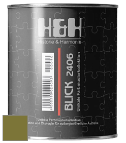 Глубокоматовая краска H&H Blick цвет NCS S 4550-G60Y 