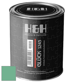 Матовая краска H&H Gluck цвет NCS S 2040-G 