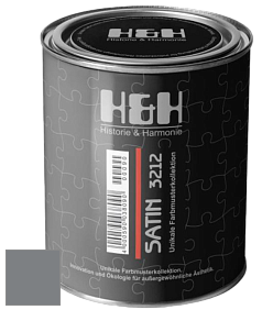 Шелковисто-глянцевая H&H Satin SG цвет NCS S 5502-B 