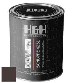 Глубокоматовая краска H&H SCHUPPE цвет NCS S 8505-R 