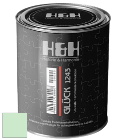 Матовая краска H&H Gluck цвет NCS S 0520-G10Y 