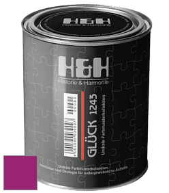 Матовая краска H&H Gluck цвет RAL 4006 