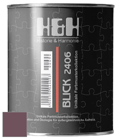 Глубокоматовая краска H&H Blick цвет NCS S 6020-R20B 