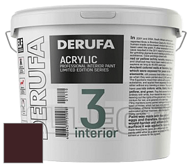 Матовая краска Derufa Интерьер-3 (ТМ) цвет RAL 3007 