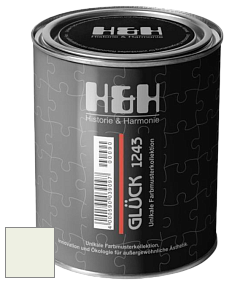 Матовая краска H&H Gluck цвет NCS S 0505-G40Y 