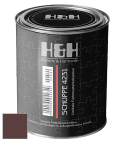 Глубокоматовая краска H&H SCHUPPE цвет NCS S 7020-R 