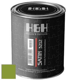 Шелковисто-матовая H&H Satin SM цвет NCS S 2070-G40Y 