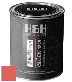 Матовая краска H&H Gluck цвет NCS S 1070-Y80R 