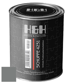 Глубокоматовая краска H&H SCHUPPE цвет RAL 7037 