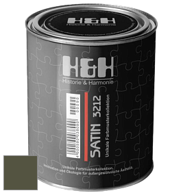 Шелковисто-матовая H&H Satin SM цвет NCS S 7020-G50Y 