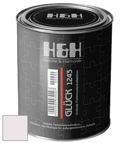 Матовая краска H&H Gluck цвет NCS S 0505-R20B 
