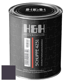 Глубокоматовая краска H&H SCHUPPE цвет DRF 1253 