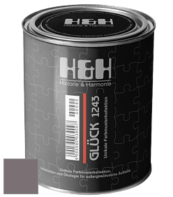 Матовая краска H&H Gluck цвет NCS S 6005-R20B 