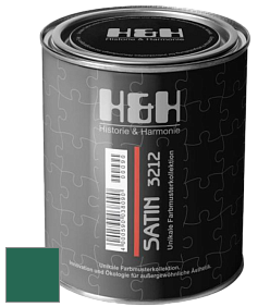 Шелковисто-глянцевая H&H Satin SG цвет NCS S 5040-B90G 
