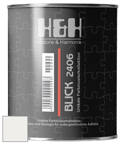 Глубокоматовая краска H&H Blick цвет NCS S 0500-N 