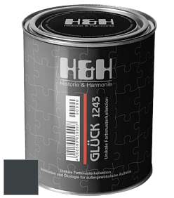 Матовая краска H&H Gluck цвет NCS S 8505-B20G 