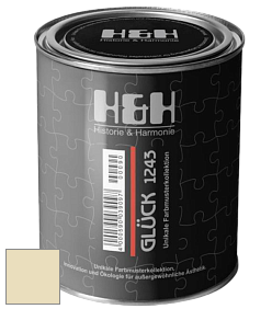 Матовая краска H&H Gluck цвет RAL 1015 