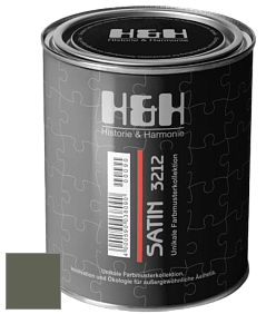 Шелковисто-глянцевая H&H Satin SG цвет NCS S 7010-G50Y 