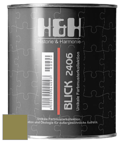 Глубокоматовая краска H&H Blick цвет NCS S 4040-G70Y 