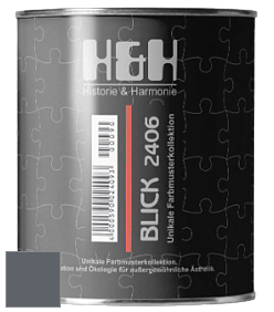 Глубокоматовая краска H&H Blick цвет NCS S 7005-R80B 
