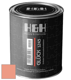 Матовая краска H&H Gluck цвет NCS S 1040-Y70R 