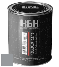Матовая краска H&H Gluck цвет DRF 9003 