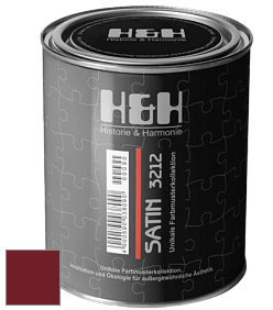 Шелковисто-глянцевая H&H Satin SG цвет RAL 3004 