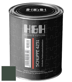 Глубокоматовая краска H&H SCHUPPE цвет DRF 1197 