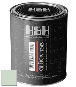 Матовая краска H&H Gluck цвет NCS S 1010-G10Y 