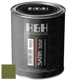 Шелковисто-глянцевая H&H Satin SG цвет NCS S 4550-G50Y 
